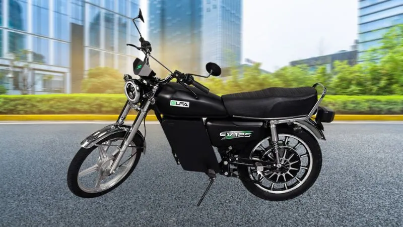 EV-125 electric bike, side view